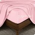 thumbnail image 4 of Bare Home Microplush Fleece Sheet Set - Ultra Soft - Deep Pocket - Queen, Light Pink, 4 of 7
