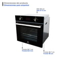 thumbnail image 2 of Horno empotrable Eléctrico Supra de 56 litros Horno Eléctrico empotrable de 60 cm, 2 of 7