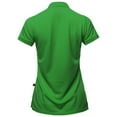 thumbnail image 3 of A2Y Women's Basic Casual Essentials 4-Button Junior-Fit Polyester Polo Shirt Olive 2XL, 3 of 6