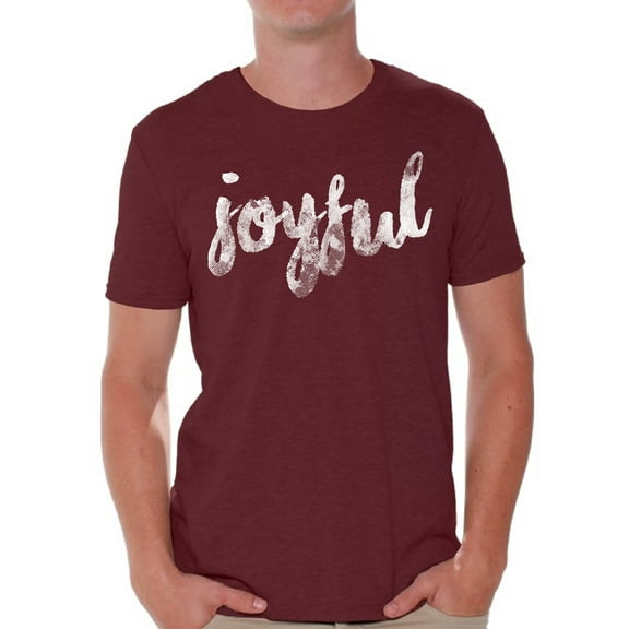 Awkward Styles Thanksgiving T-Shirt Joyful Shirts for Men