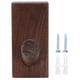 thumbnail image 1 of Percha para ropa, gancho para ropa de nogal negro, gancho de madera, estante para baño, uso conveniente, 1 of 8