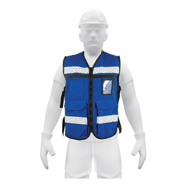 Chaleco Brigadista Color Azul Rey Truper 14670 Truper CHS-900AR