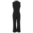 thumbnail image 5 of Women's Summer Wide Leg Sleeveless Romper - Casual Comfortable Jumpsuit for Daily Wear & Home Relax, 5 of 6