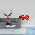 thumbnail image 2 of Figura decorativa de cabeza de ciervo, estatua de animal, plegable de resina, papel, festivo, ideal para regalar, decoración del hogar y la of, 2 of 8