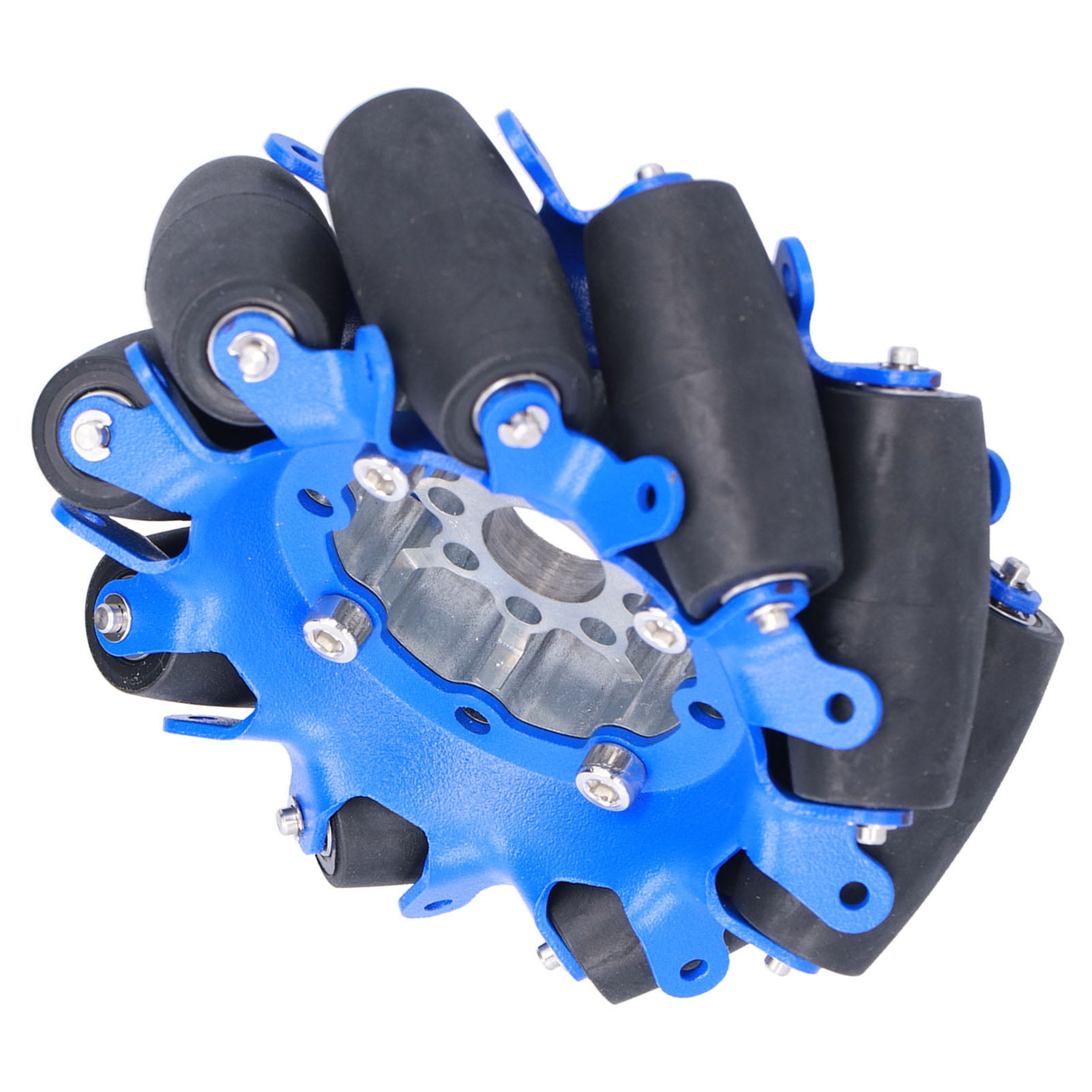 Omnidirectional Wheel, Rubber Roller Omni Wheels Large Load Double