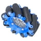 thumbnail image 1 of Componentes del automóvil robot, rueda omnidireccional de 4 pulgadas Rueda omnidireccional SPCC Rodillo de goma Rueda omnidireccional fabricada con cuidado, 1 of 8