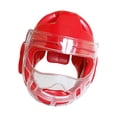 thumbnail image 3 of Karate Headgear Boxeo Head Gear Deportes Mma Taekwondo Artes ajustables prácticas M, 3 of 8