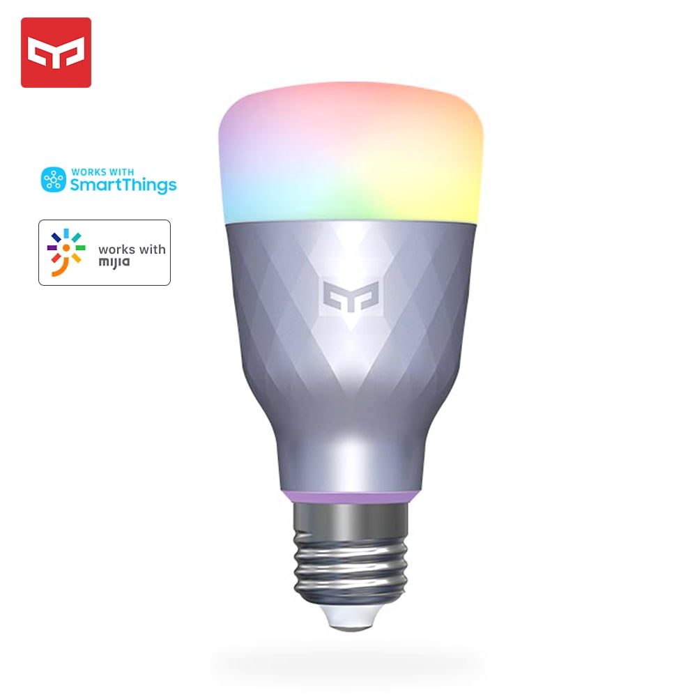Yeelight Smart WiFi Light Bulb LED RGB Color Changing Compatible with Home Assistant No Hub Required Support APP Control 6W Yeelight Smart LED Bulb 1SE(color) YLDP001 1700K-6500K 650lm - Walmart.com