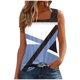 thumbnail image 2 of Puntoco Camisetas ajustadas para mujer Camiseta holgada cómoda con estampado de moda para mujer Top sin mangas, 2 of 5