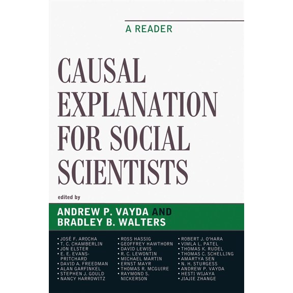 Causal Explanation for Social Scientists: A Reader, (Paperback)
