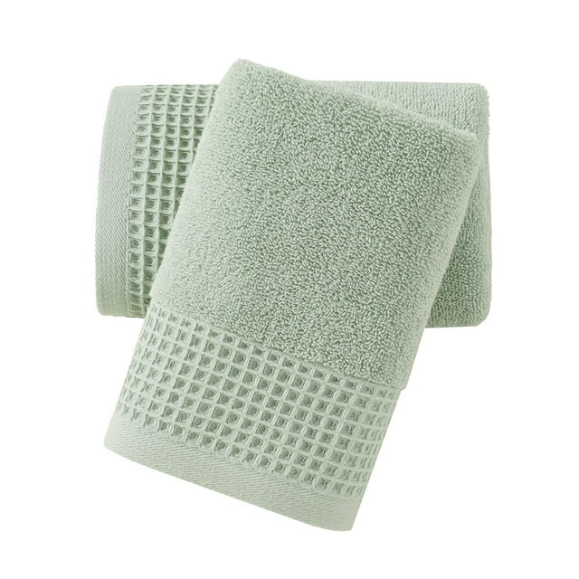 Juego de toallas de mano sense gnosis Terry & Waffle Weave Cotton, 2 unidades