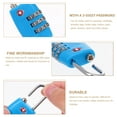 thumbnail image 6 of TABLZONE 2-Pack Metal Travel Luggage Locks with 3-Digit Combination for Suitcases, Lockers, and Bags, 6 of 10