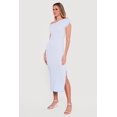 thumbnail image 2 of Women's Ruched One Shoulder Textured Knit Midi Dress, 2 of 3