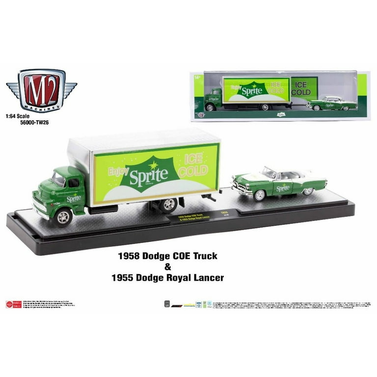 M2マシーン　コカ・コーラ　 DODGE COE  & BELLY TANKER M2 Machines Coca-Cola Auto-Haulers Release TW26 - 1958 Dodge