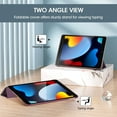 thumbnail image 5 of for iPad 9th/ 8th/ 7th Generation Case 10.2 Inch (2021/2020/2019 Release), 10.2 iPad Case 9th/ 8th/ 7th Gen Cover, Slim Smart Cover with Translucent Hard Shell Back -Purple, 5 of 14