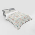 thumbnail image 3 of Ambesonne Birds Bedding Set 3 Pcs, Pigeons Carrying Flowers, Twin, Multicolor, 3 of 3