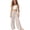 Beige, variant on Girls' Linen Trousers High Waist Wide Leg Linen Trousers Long Casual Muslin Trousers Teenagers for Summer