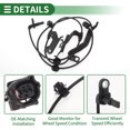 thumbnail image 4 of Unique Bargains ABS Wheel Speed Sensor ABS Sensor Anti-lock Braking System Sensor No.8954310040 for Toyota Chr 2018-2019 1 Pc Front Left, 4 of 7