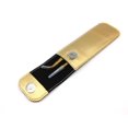 thumbnail image 3 of Juego de 2 pinzas de extensión de pestañas de Color dorado, pinzas de extensión de pestañas profesionales de acero inoxidable para volumen y clásico, 3 of 3