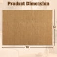 thumbnail image 4 of 5'×7' Washable Runner Rug Mat Non Slip Boho Woven Hallway Runner, Entryway Jute Like Runner Rug Carpet Area Rug for Living Room Indoor Backdoor Bedroom Kitchen, 4 of 14