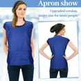 thumbnail image 3 of QUTETN 15pcs Suhine Blue Polyester Cobbler Aprons with 2 Deep Pockets & Side Ties - Adjustable  Smock Style for Work & Kitchen Use  Adjustable Smocks|Classic Apron Look|Woven Polyester, 3 of 5