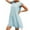 Light blue, variant on MIANHT Dresses for Women, Plus Size Dresses, Women Summer Casual Solid Loose Comfy Sleeveless Dress