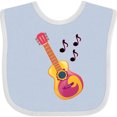 thumbnail image 3 of Inktastic Guitar Music Retro Musician Boys or Girls Baby Bib, 3 of 4