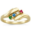 Keepsake Personalized Allure Mother's Birthstone Ring available in 10kt Gold and 14kt Gold
