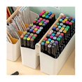 thumbnail image 2 of Desk Organizer Multi-Functional Carry Divided Office Storage Tote Plastic Pencil Pen Holder Station, 2 of 5
