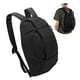 thumbnail image 4 of Mochila de lona neutra para hombre y mujer, ligera, para deportes, uso diario, ocio, color negro, 4 of 14