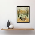 thumbnail image 2 of Chess In The Park Whimsical Chess Game Pastel Colour Artwork Art Print Framed Poster Wall Decor 12x16 inch, 2 of 5