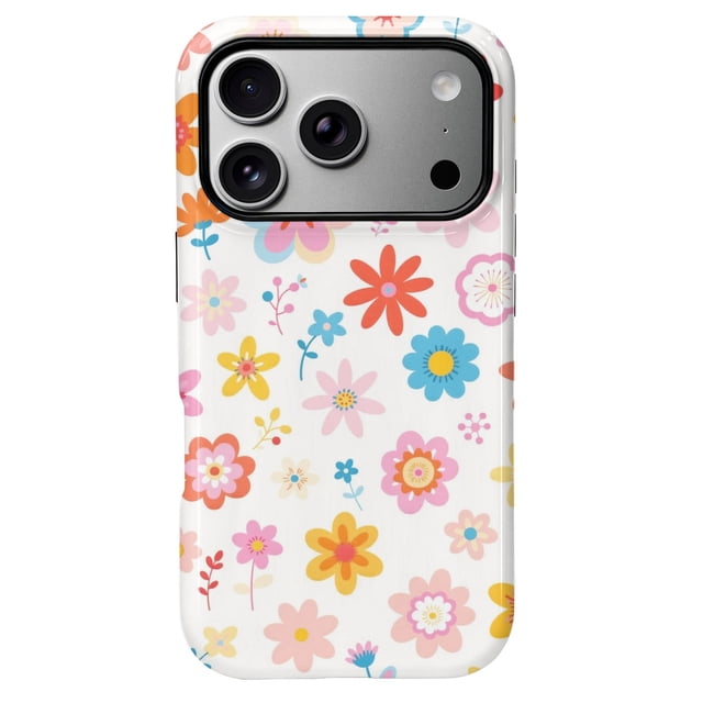 SKLYDDI Funda para iPhone 13 Pro Max, Diseño Floral Estético y Compatible con MagSafe