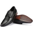 thumbnail image 3 of Gallery Seven Punctured Leather Oxford Dress Shoes for Men, 3 of 6
