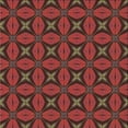 thumbnail image 1 of Ahgly Company Indoor Square Patterned Cranberry Red Area Rugs, 8' Square, 1 of 6