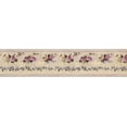 thumbnail image 2 of Roses Roses Fleuries sur Vigne Beige Papier Peint Floral Bord Design Rétro, Rouleau 15' x 5,25'', 2 of 3
