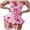 Hot Pink, variant on Mesh Corset Ruffle Lace Up Underwire Sheer Garter Belt Babydoll Lingerie Set With Thong 3 Piece Women (White,XL)