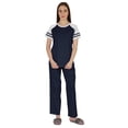 thumbnail image 1 of Inkmeso Solid Sleepwear Pajama Set For WoMen's Raglan Sleeve Nightwear Pj Loungewear Sets, 1 of 7