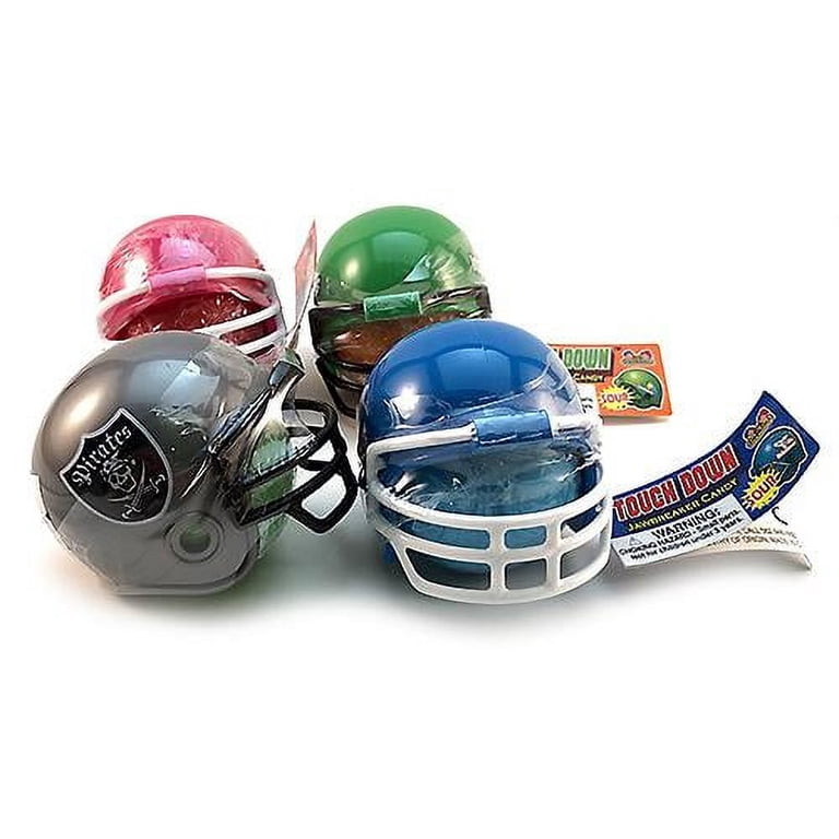 candy fishing pole with a football helmet Touch Down 12 Count
