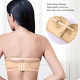 thumbnail image 3 of Sujetador Sin Tirantes Para Mujer, Sujetador Push-up Sin Tirantes Con Cuello En V Para Boda, 3 of 7
