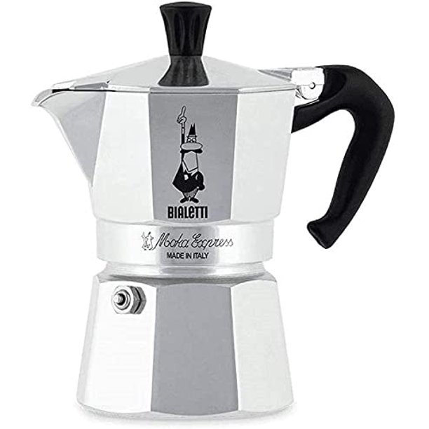 Bialetti Moka Express Iconic Stovetop Espresso Maker, Makes Real