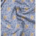 thumbnail image 1 of Soimoi Satin Silk Fabric Shells Ocean Print Fabric by Yard 42 Inch Wide, 1 of 6