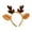 Brown, variant on Wovilon Hair Bands Christmas Antlers Red Hair Bands Headbands Wash Face Out Female Hair Bands Hair Cards