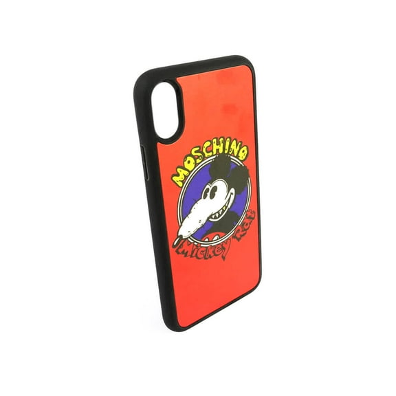 Moschino Ladies Mickey Rat Print iPhone X/XS Case