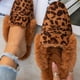 thumbnail image 1 of Zapatos planos de invierno para mujer, pantuflas peludas, sandalias de felpa, toboganes peludos acogedores, zapatos de casa suaves y cálidos Wmkox8yii  hj789, 1 of 5