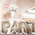 thumbnail image 4 of Globos de aire con letras doradas y plateadas para decoración de fiestas, globos de aire de 16/32 pulgadas, Decoración de cumpleaños, boda y Año Nuevo, para eventos del Día de San Valentín, 4 of 4