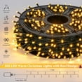thumbnail image 4 of JMEXSUSS 500 LED Christmas Lights Outdoor, 173ft 8 Modes Christmas Tree Lights Green Wire, Waterproof Christmas String Lights Plug in for Indoor Party Wedding Xmas Decorations(Warm White), 4 of 11