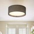 thumbnail image 2 of LEDET 15.7 in. Black Ceiling Light Rattan Weaving Shade Home Decor Pendant Lamp, 2 of 7