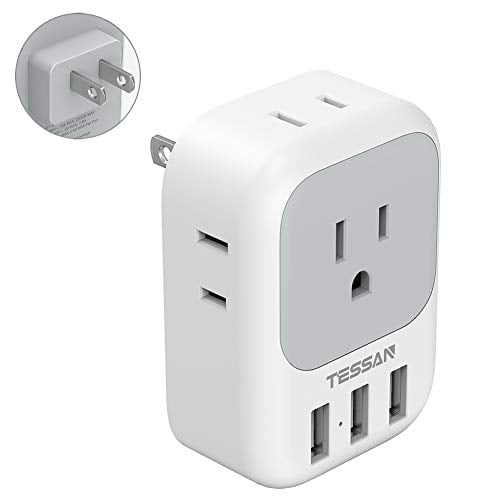 Prong Adapter Multi Plug Outlet Extender Japan Power W Electrical Outlets Plugs 