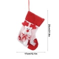 thumbnail image 3 of Adorno Para Árbol De Navidad Colgante De Dibujos Animados Tejido Hombre De Nieve Calcetines Navideños Bolsa Para Fiestas Infantiles Bolsa Para Caramelos, 3 of 7