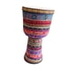 thumbnail image 4 of Djembe Tambor de ritmo Juguete portátil educativo temprano de PVC Tambor de mano profesional para Púrpura, 4 of 9